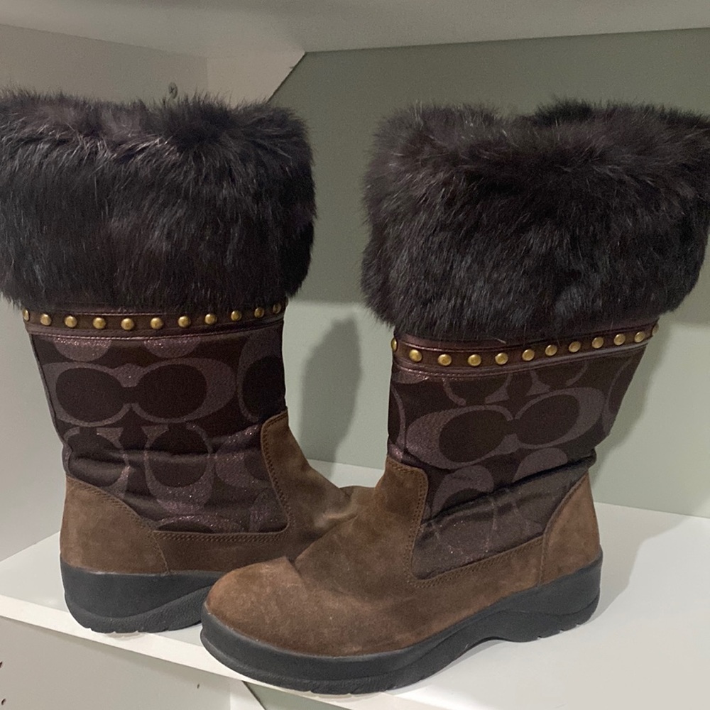 Coach winter boots